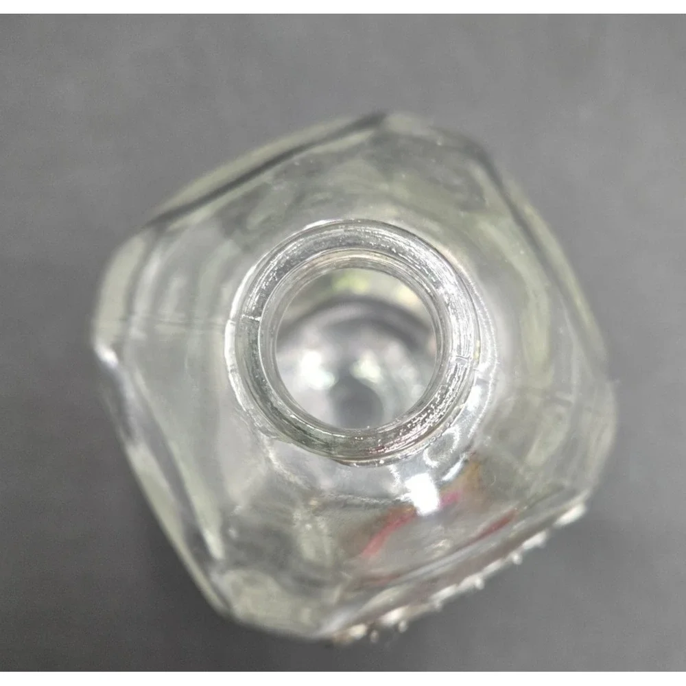 VTG Decorative Unbranded Floral Apothecary Decanter Bottle NO TOPPER/STOPPER‎